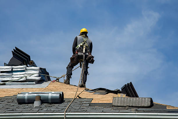 Professional Roofing technician working in Hudsonville, MI